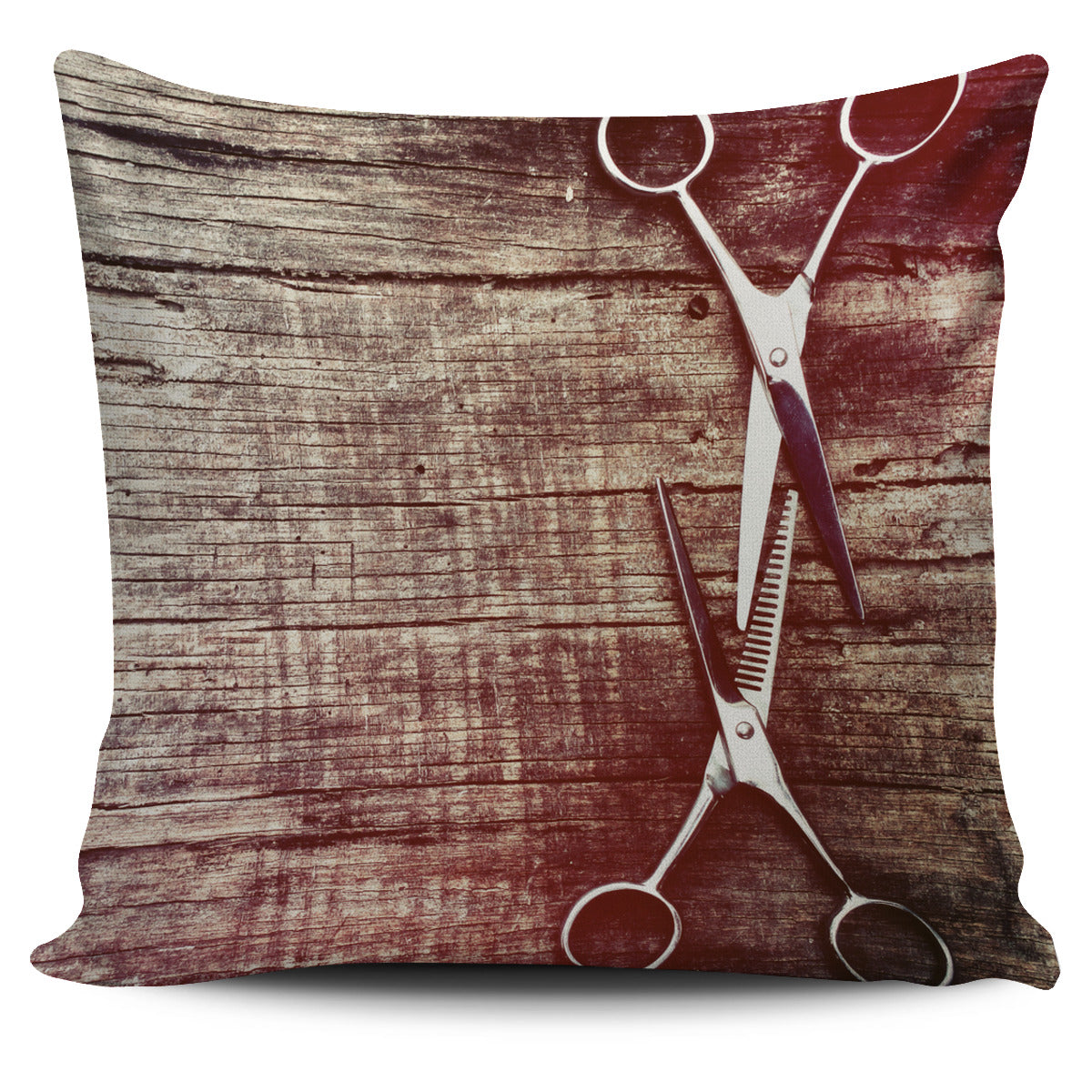 Rustic Shears Pillow Cover