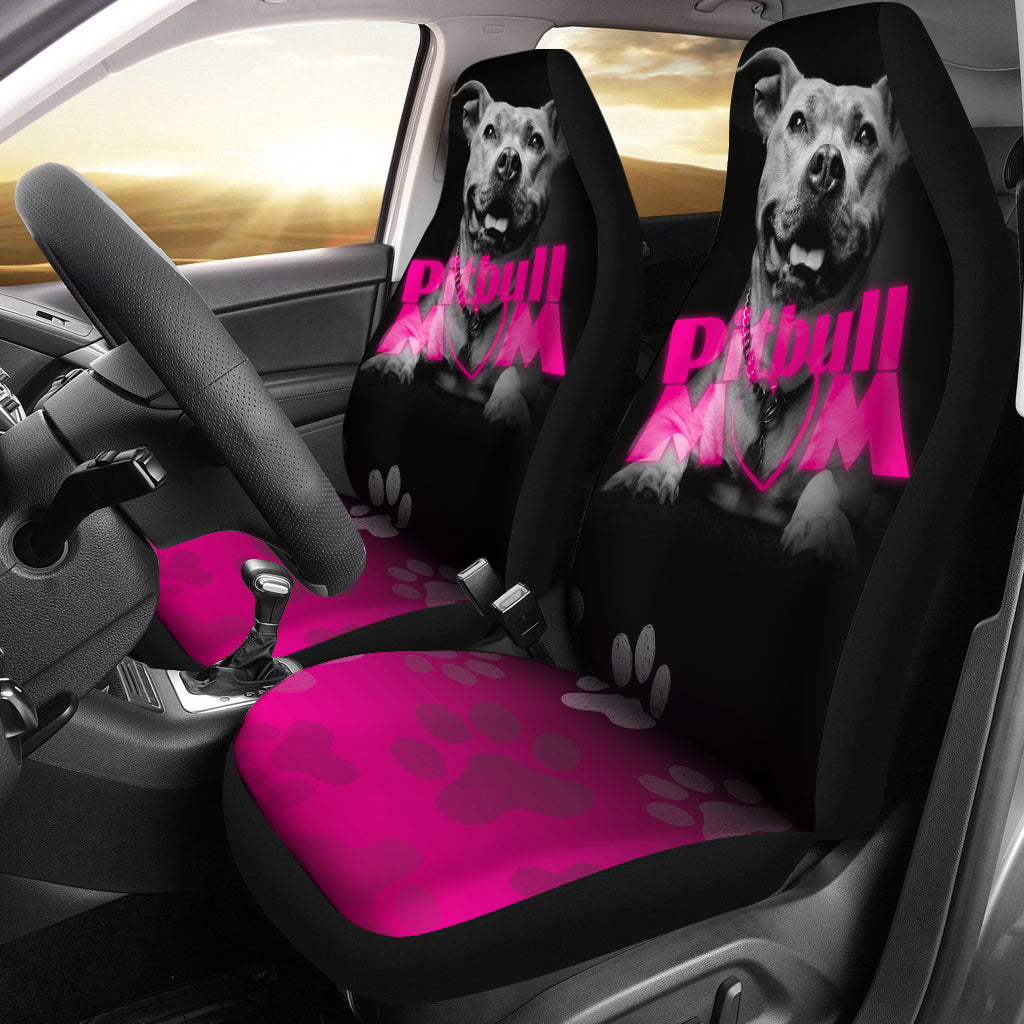 Pit Bull Mom Car Seat Covers
