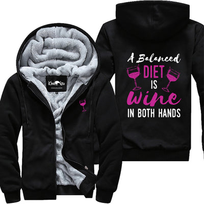 Balanced Diet Wine Both Hands Jacket