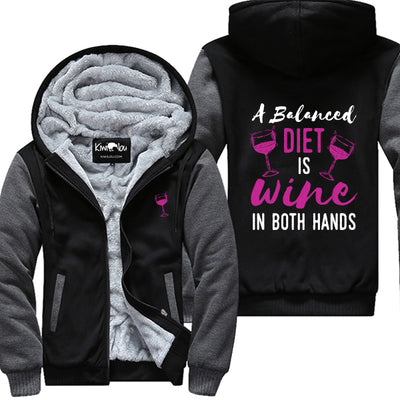 Balanced Diet Wine Both Hands Jacket