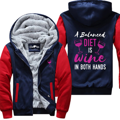 Balanced Diet Wine Both Hands Jacket