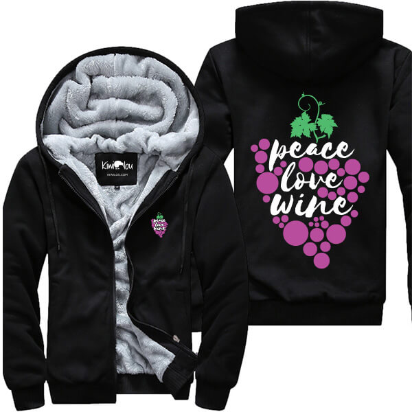 Peace Love Wine Jacket