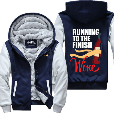 Running To The Finish Wine Jacket