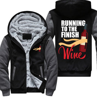 Running To The Finish Wine Jacket