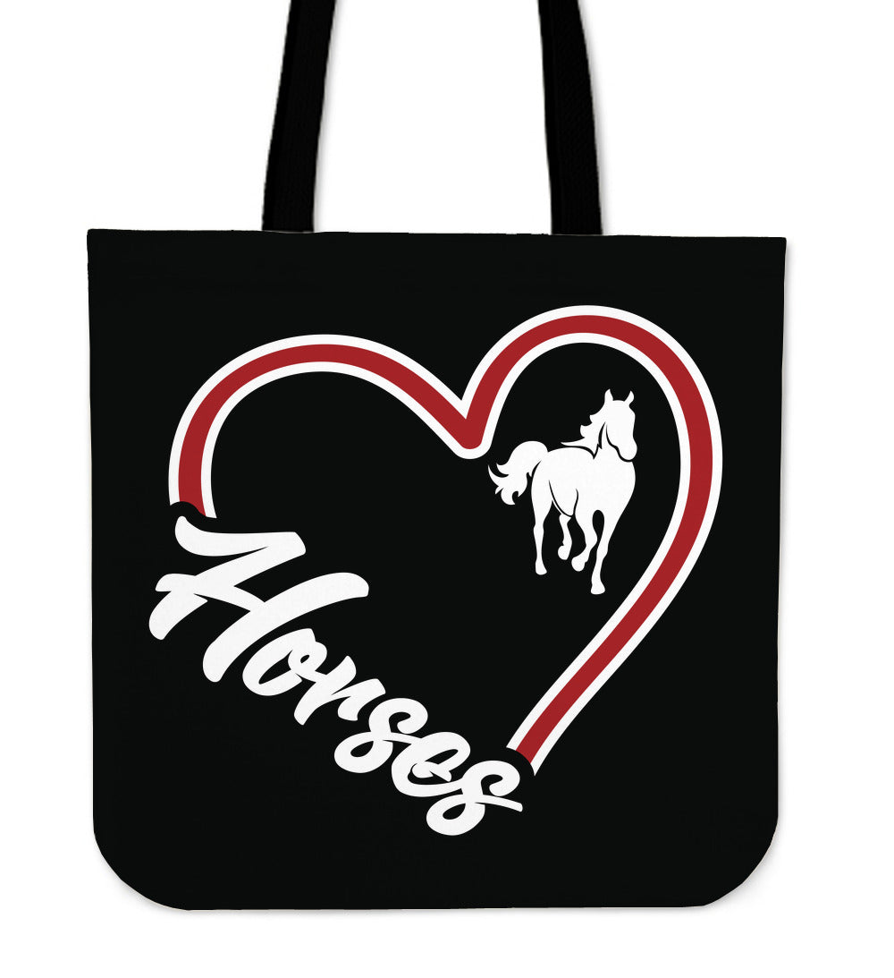 Love Horses Tote Bag