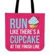 Cupcake At The Finish Line Tote Bag