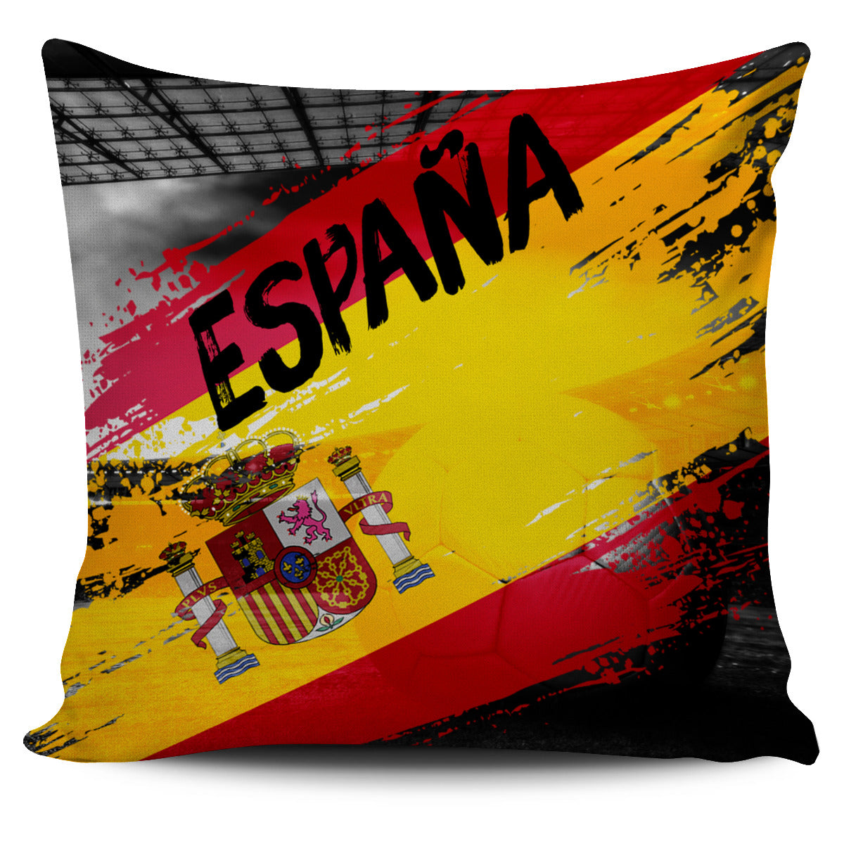 Espana Soccer Pillow Cover