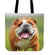 Happy Bulldog Tote Bag