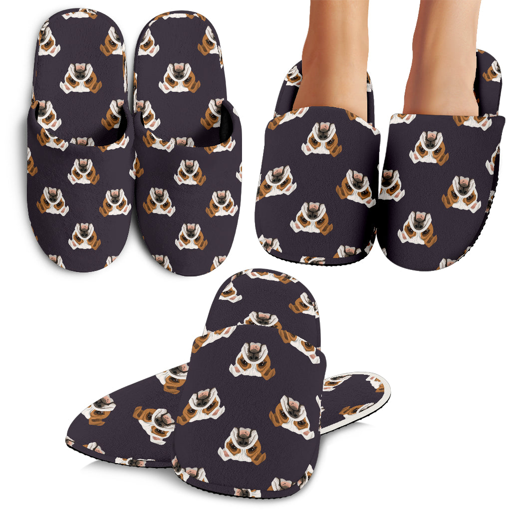 Bulldog Face Slippers - bulldog bestseller