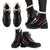 American Hair Stylist Mens Faux Fur Leather Boots