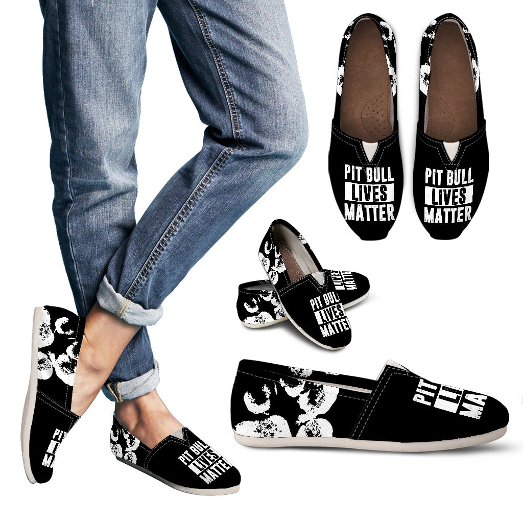 Pit Bull Lives Matter Women's Casual Shoes