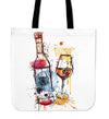 Artistic Wine Tote Bag