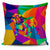 Abstract Bulldog Pillow Cover
