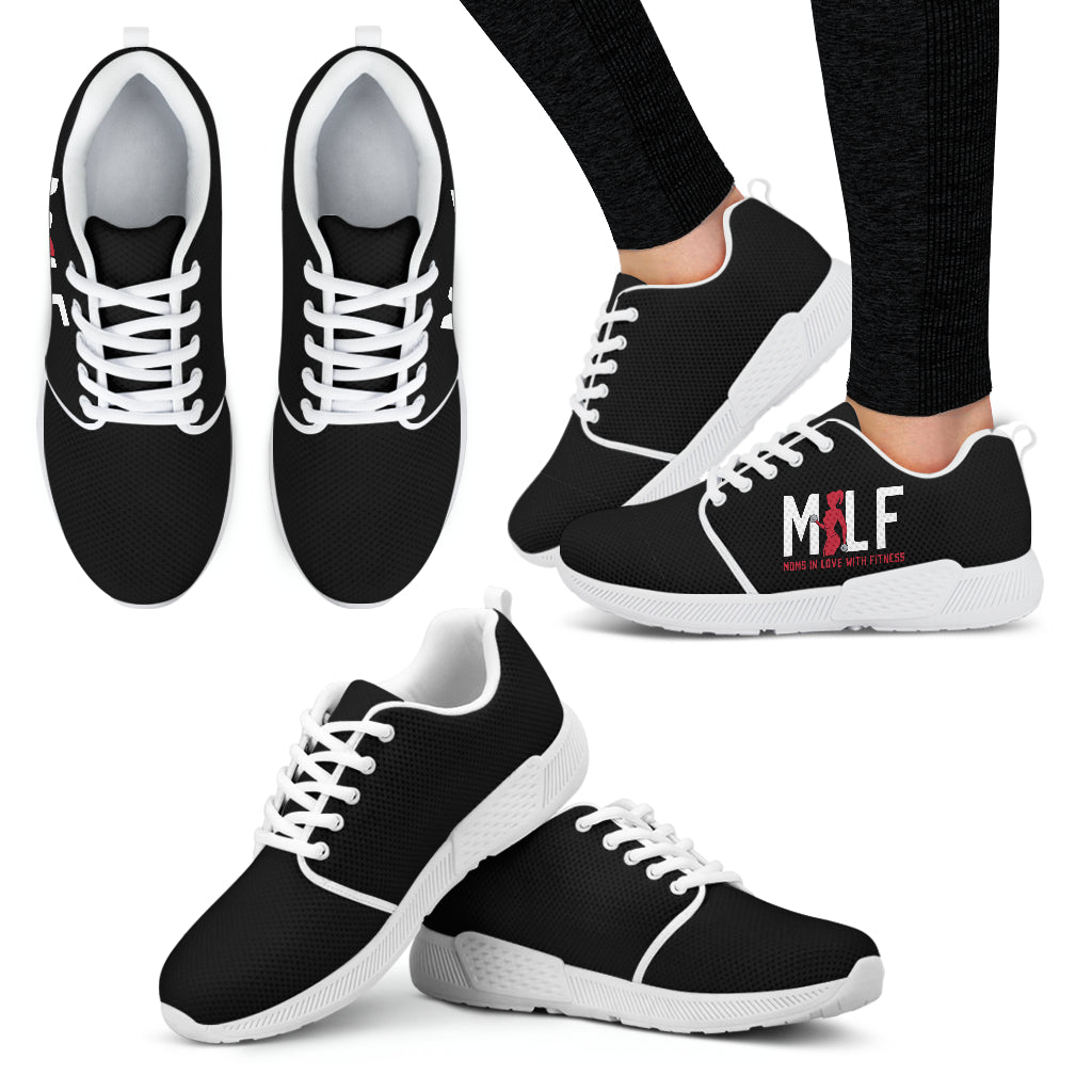 MILF Black Athletic Sneakers