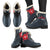 Firefighter Wifey Faux Fur Leather Boots