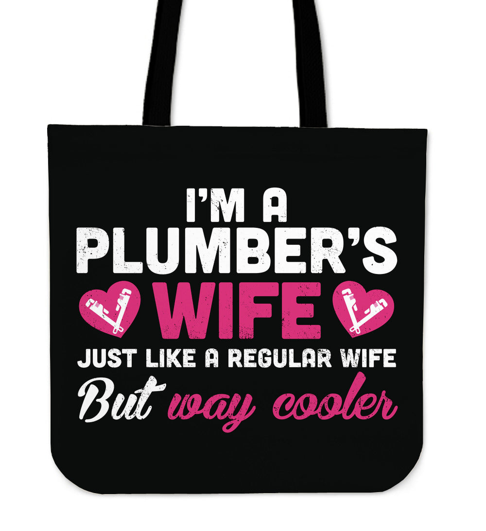 Cool Plumber's Wife - Tote Bag