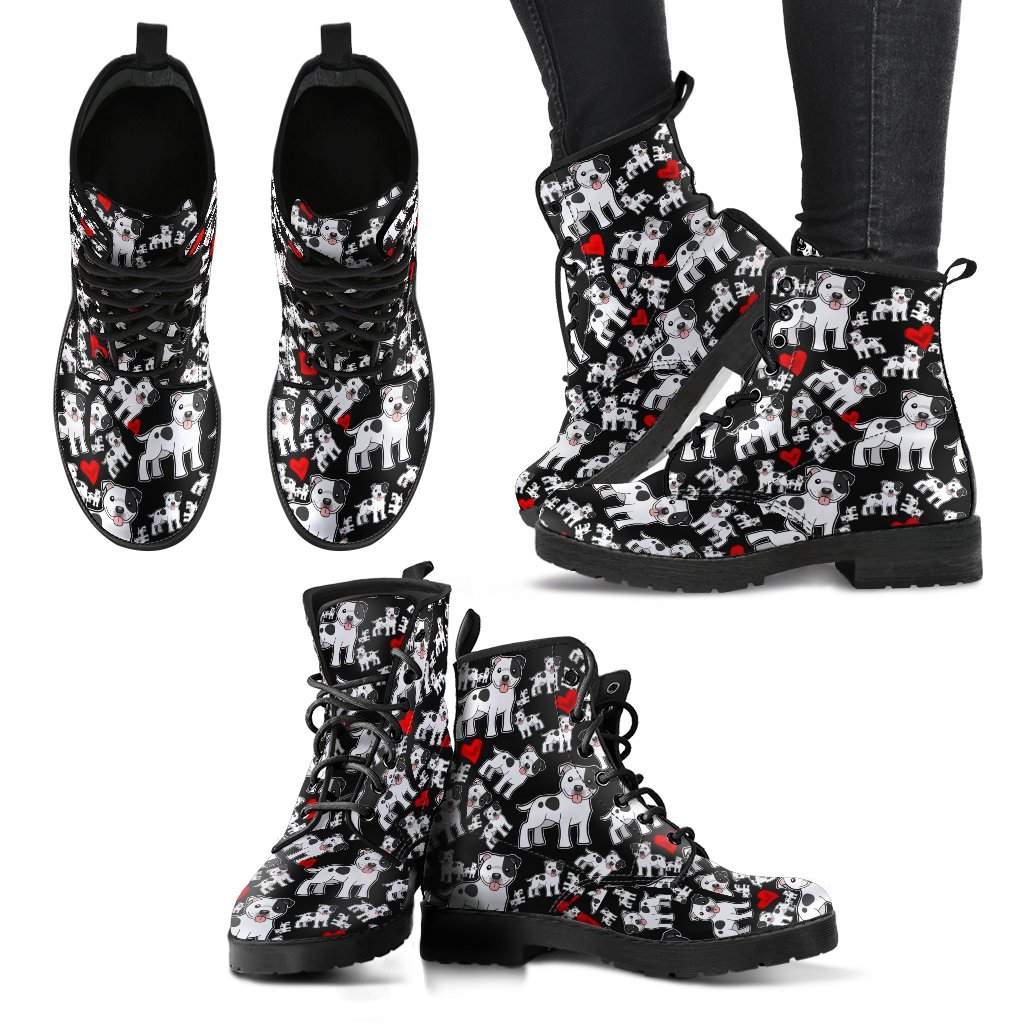 Pit bull Love - Women's Leather Boots
