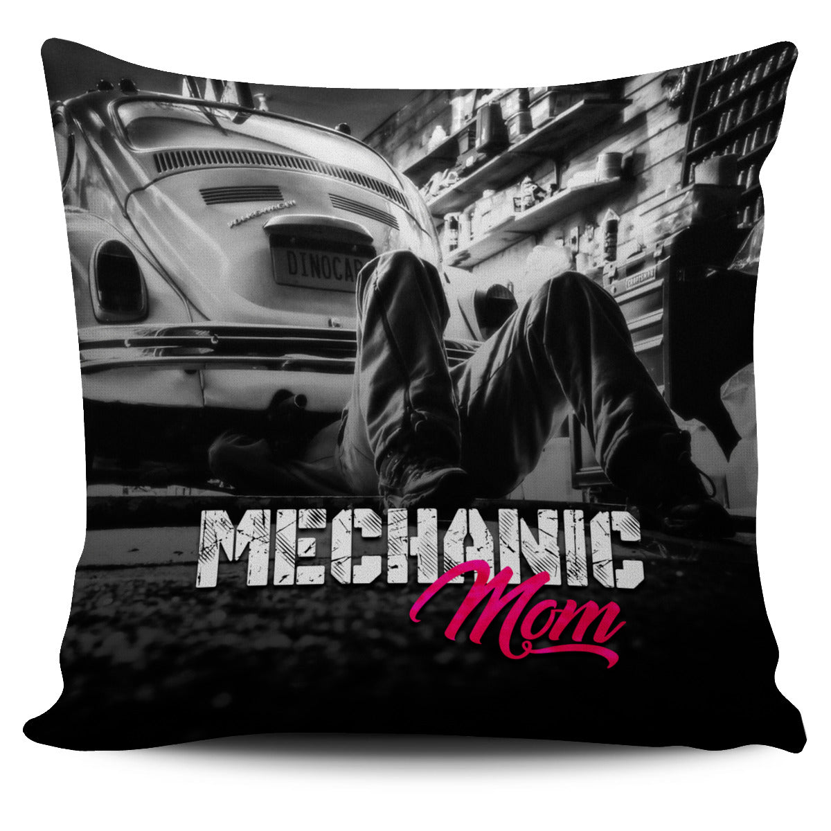 Mechanic Mom Pillow Cover