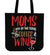 Moms Run on Coffee and Wine Tote Bag