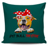 Pit Bull Mama Pillow Cover