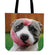 Long Tongue Pit Bull Tote Bag