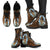 German Shepherd Design Ladies Leather Look Boots