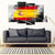 Espana Soccer 4 Piece Framed Canvas