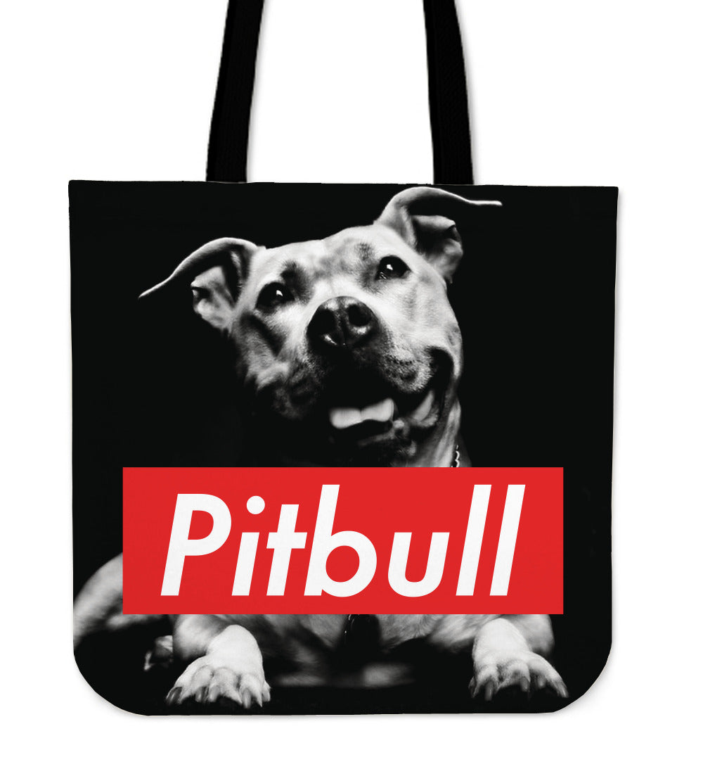 Pitbull Tote Bag