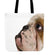 Bulldog Profile Tote Bag