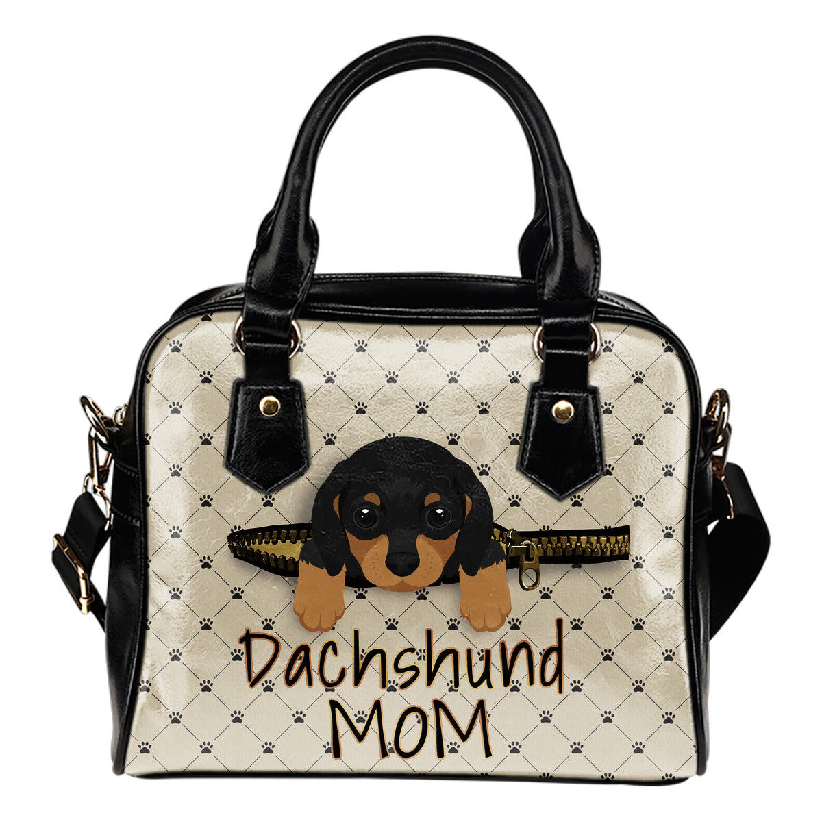 Dachshund Mom Shoulder Bag