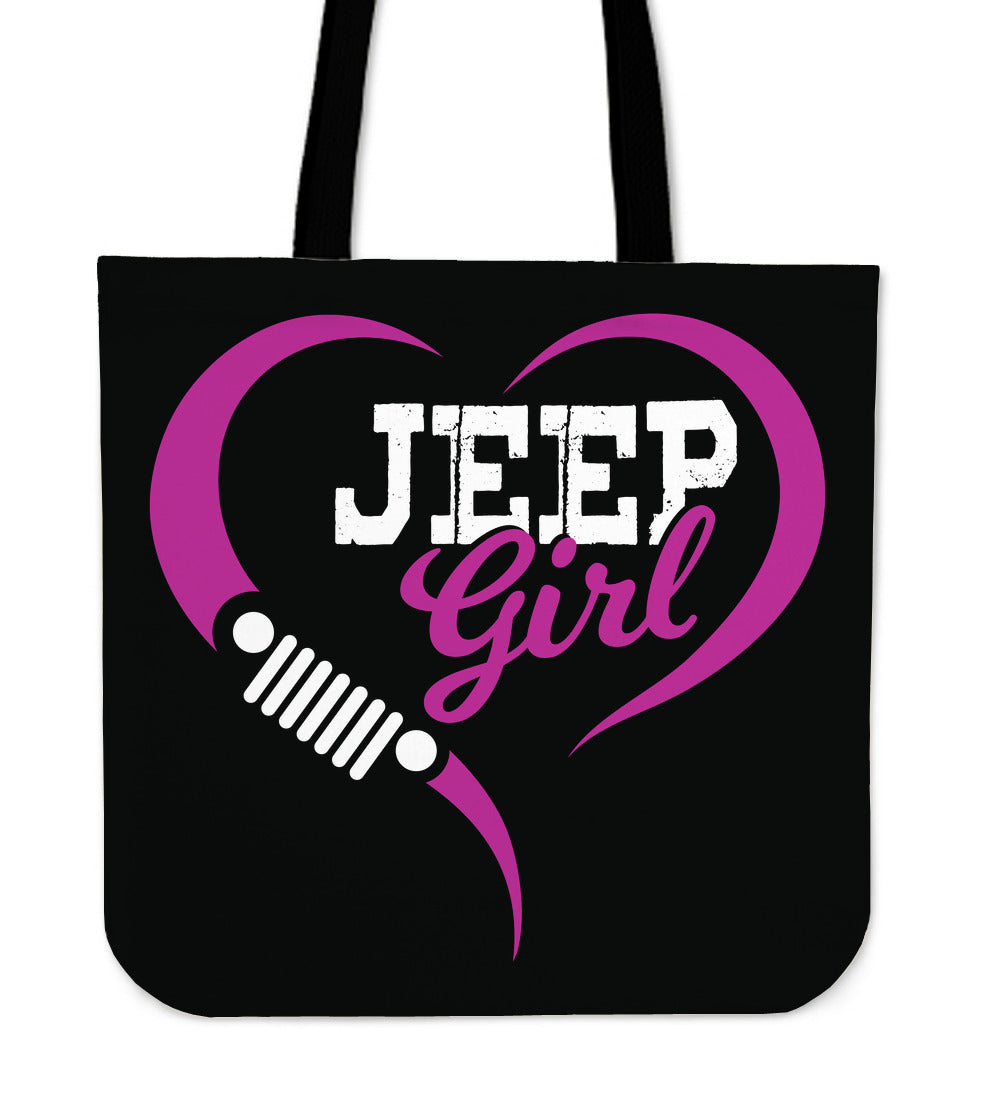 Jeep Girl Love Tote Bag