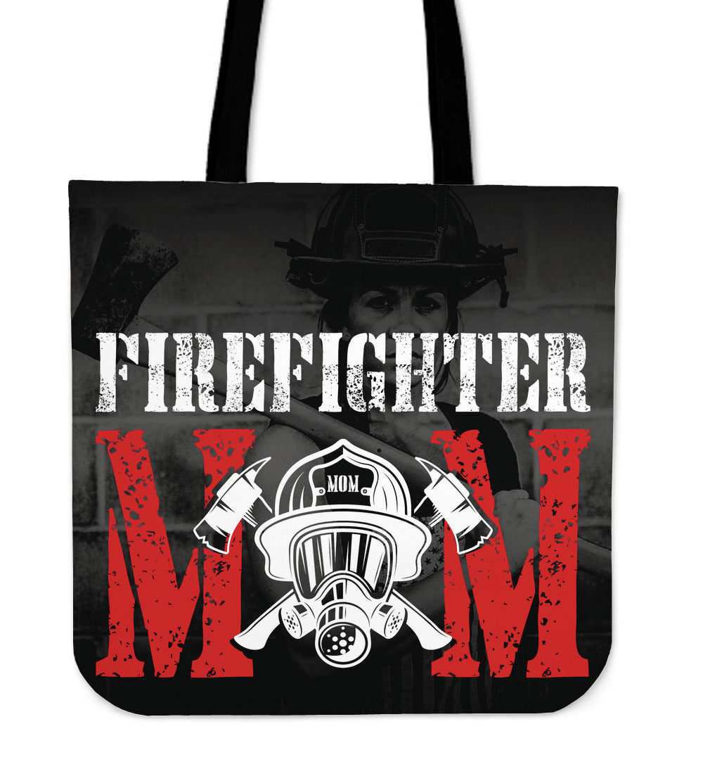 Firefighter Mom Tote Bag