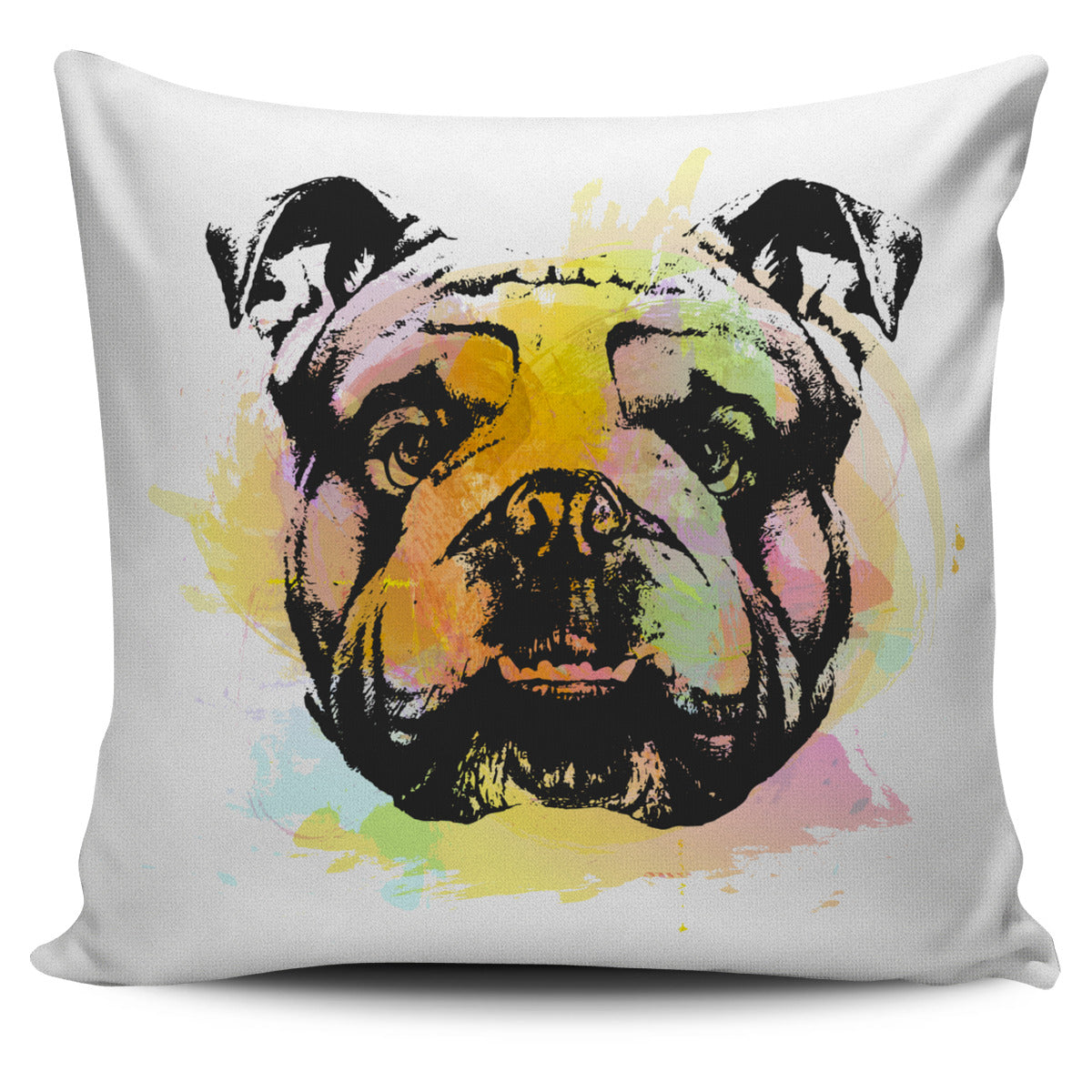 Tired Bulldog Pillow Cover - KiwiLou