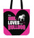 This Girl Loves Her Bulldog Tote Bag - KiwiLou