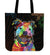 Rainbow Pitbull Tote Bag