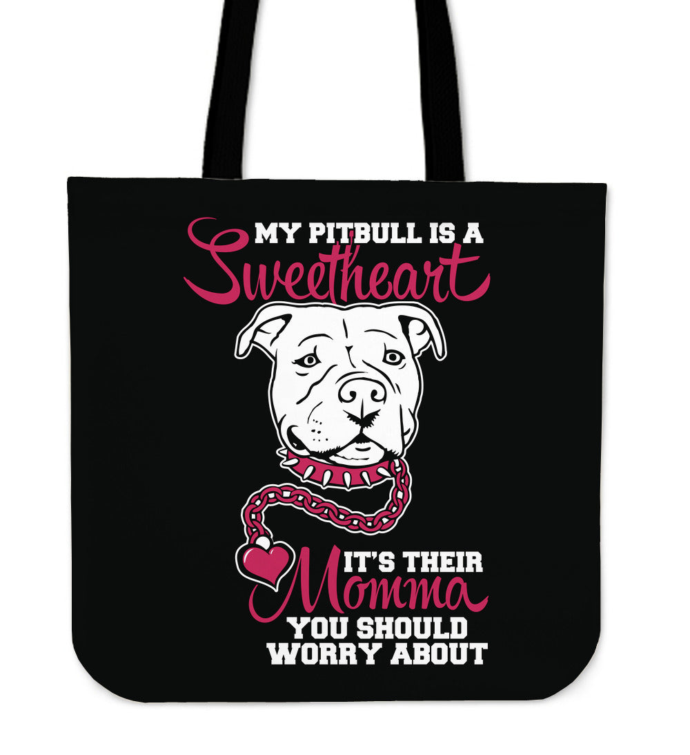 Pitbull Sweetheart - Tote Bag