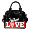 Cool Pitbull Love Shoulder Bag