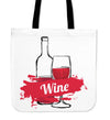 Wine Bottle Tote Bag