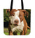 Brown Pit Bull Tote Bag