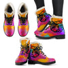 Colorful Bull Womens Faux Fur Leather Boots