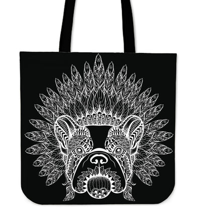 Pug Mandala Tote Bag