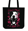 I Kissed A Pitbull - Tote Bag