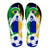 Brasil Soccer Flip Flops