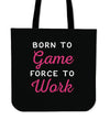 Born to Game Pixelated Tote Bag