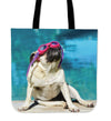 Poser Pug Tote Bag