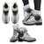 Surprised Pug Womens Faux Fur Leather Boots