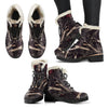 Vintage Shears Womens Faux Fur Leather Boots - Hairstylist Bestseller
