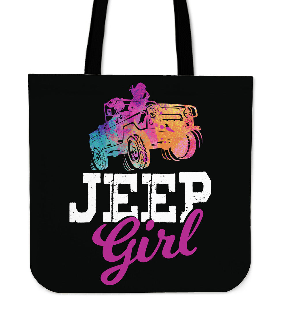 Jeep Girl Tote Bag