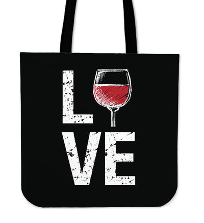 LOVE Wine Tote Bag