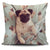 Pug In A Blanket Pillow Cover - pug bestseller